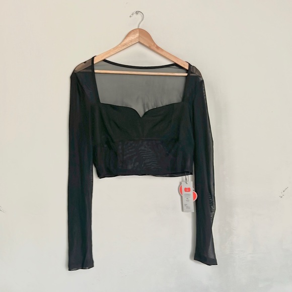 Ruched Sweetheart Crop Top